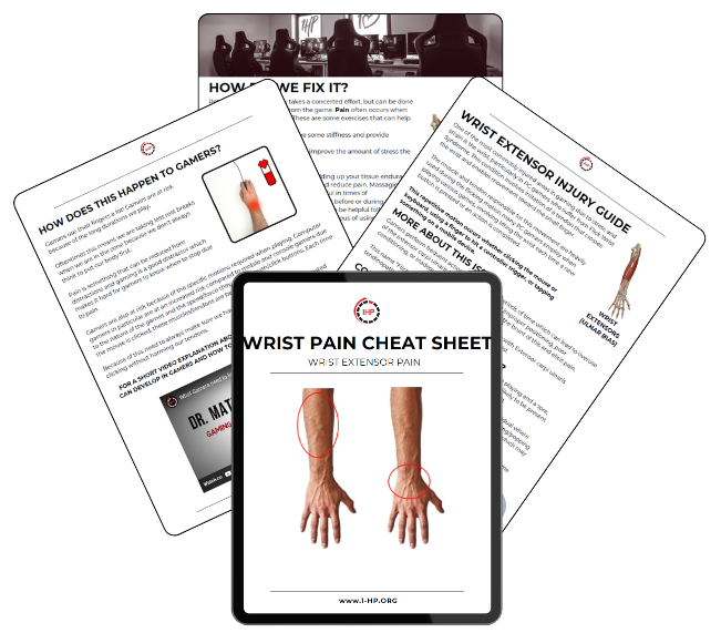Wrist pain cheat sheet preview