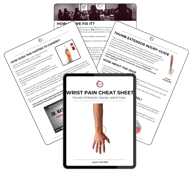 Wrist pain cheat sheet preview