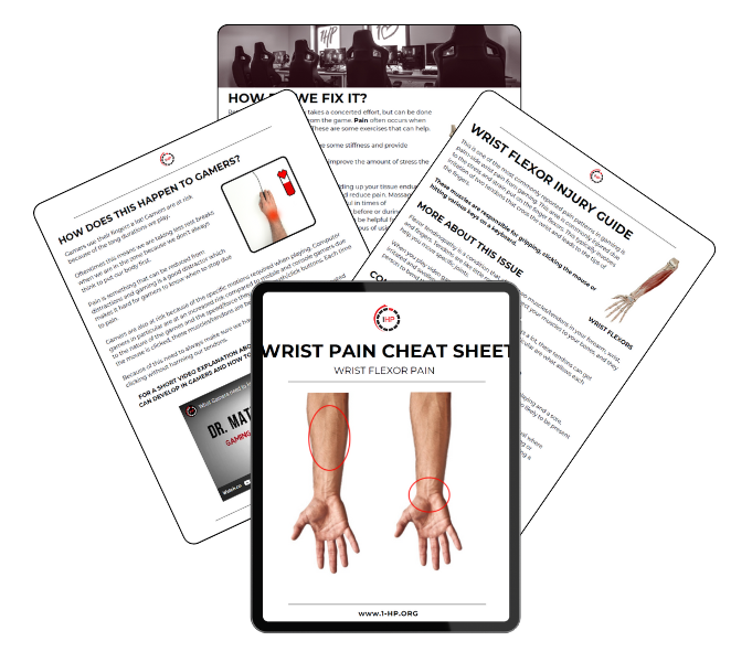 Wrist pain cheat sheet preview